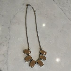 LOFT necklace with nude enameled beads